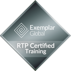 Exemplar Global Recognized Training Provider (RTP) badge