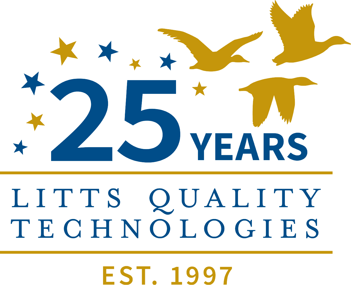 Litts Quality Technologies 25th Anniversary logo